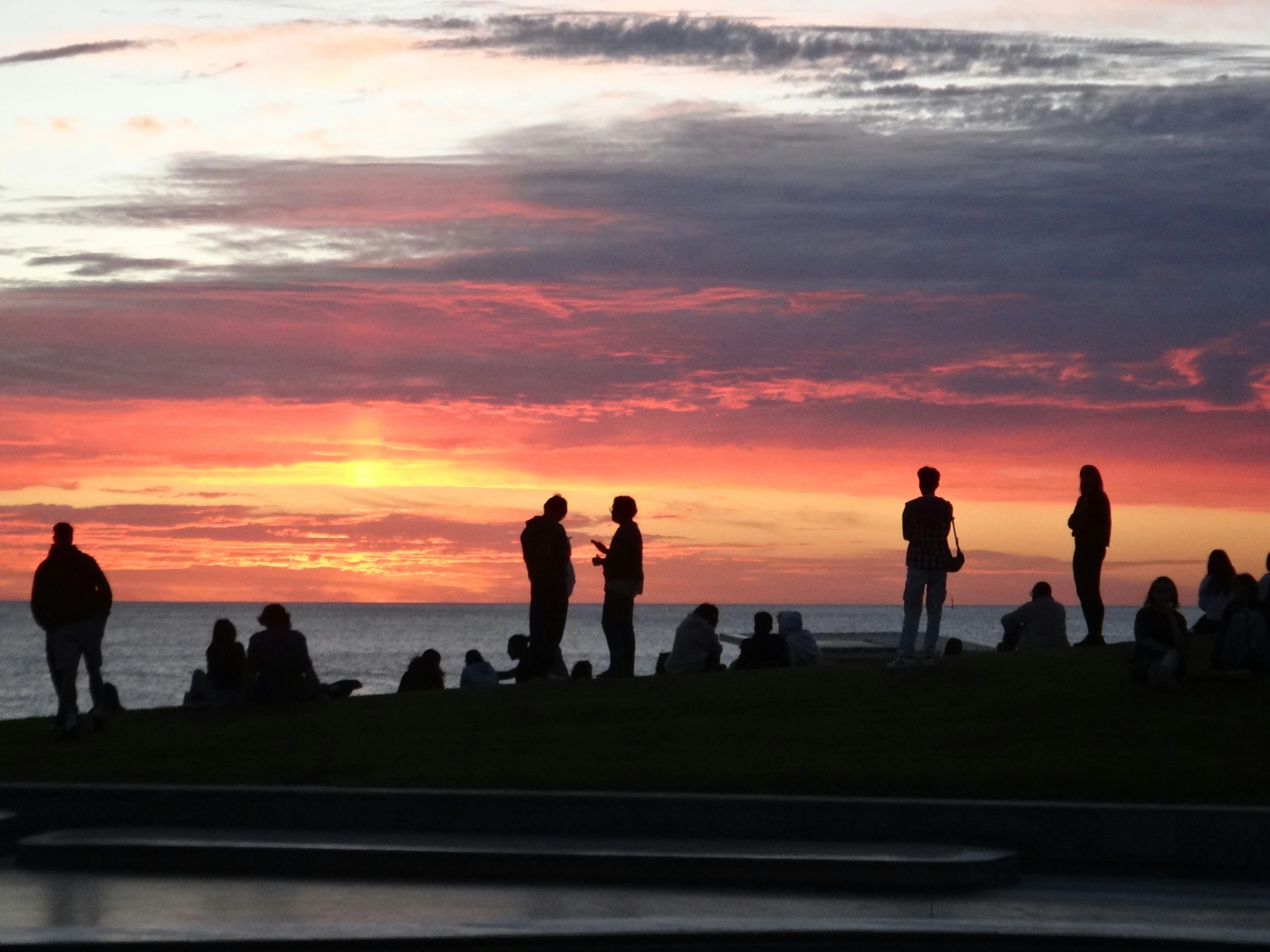 Sonnenuntergang am Strand