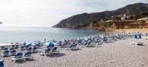 El Albir beach in Alfás del Pi